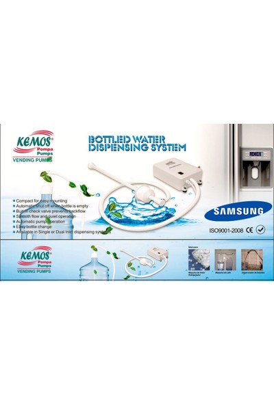 Kemos Samsung Flojet Buzdolabı, Sebil ve Kahve Makinası Pompası