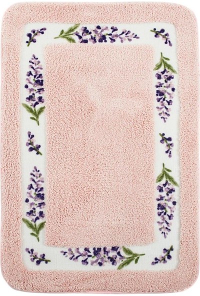 Giz Home Lavender Banyo Paspası 70 x 120 Pink