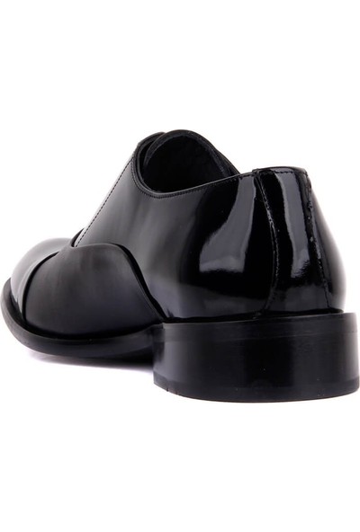 Sail Laker's Fosco Siyah Rugan Deri Erkek Klasik Ayakkabı