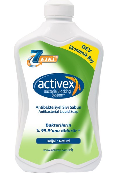 Activex Sıvı Sabun Doğal Koruma 1.8 Lt