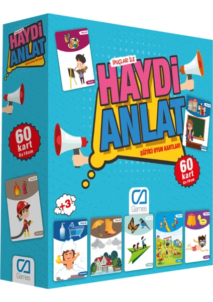 CA Oyuncak Haydi Anlat Eğitici Oyun Kartları