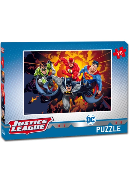 Justice League 70 Parça Çocuk Puzzle