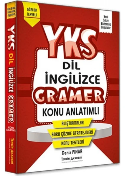 Tercih Akademi YKS Dil İngilizce Gramer Konu Anlatımlı