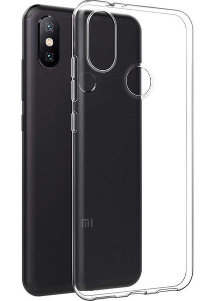 Xiaomi Mi Mix 3 Süper Şeffaf Esnek Silikon Kılıf Kamera Korumalı + Esnek Nano Cam
