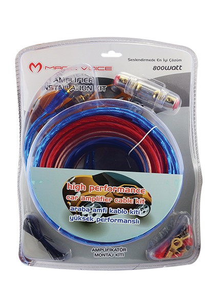St-4G Street Audıo 4 Ga Oto Anfi Kablo Seti