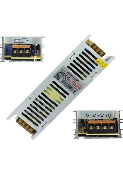 12V-15A Slim Kasa Metal Adaptör