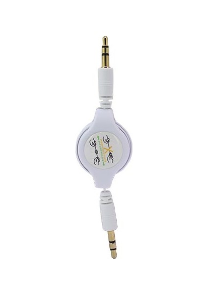 Makaralı 3.5 Mm Stereo Erkek/Erkek Kablo (Narita Nrt-118)