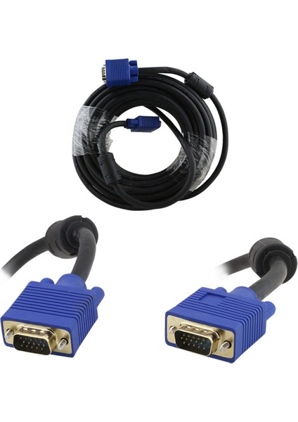 Vga Kablo 15 Pin Erkek/Erkek 20 Metre