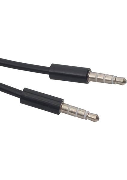 3.5 Mm Erkek/Erkek 4 Boğumlu Aux Stereo 1.5 Metre Kablo Kutulu