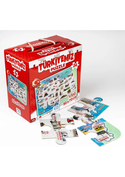 Ca Games Türkiyemiz 24 Parça Puzzle