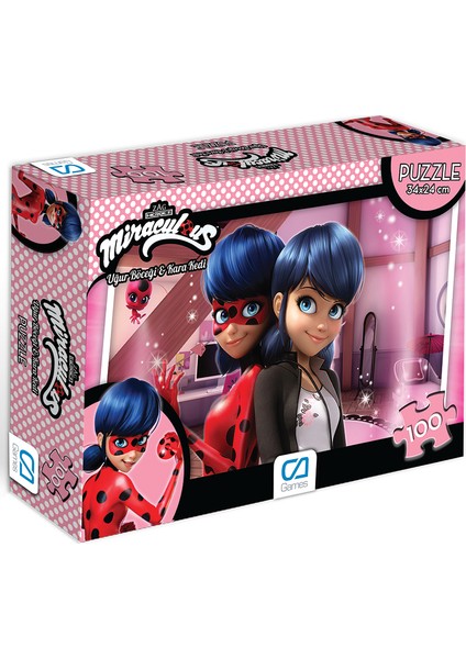 100 Parça Miraculous Ladybug - Marinette Puzzle - 5003 fiyatları