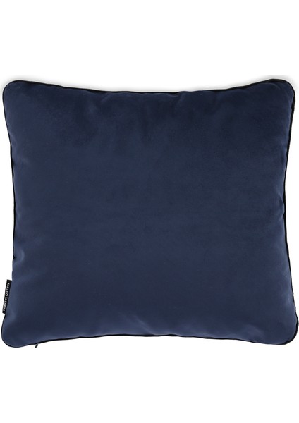 Biyeli Kırlent Yastık Kılıfı Lacivert 44x44 fiyatları