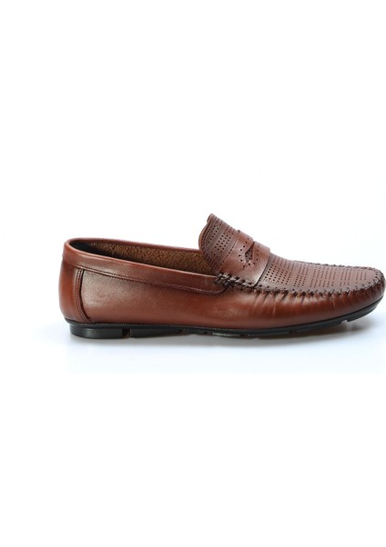 Hakiki Deri Taba Erkek Loafer Ayakkabı 858ma411