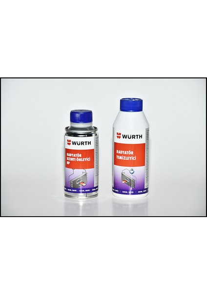 Radyatör Sızıntı Önleyici 150 ml + Würth Radyatör Temizleme 250 ml 2'li Set