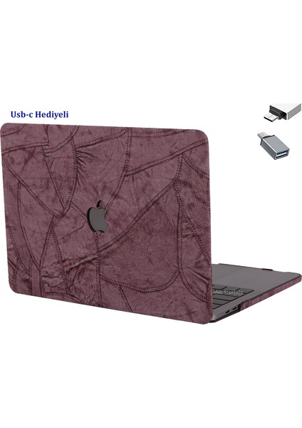 Macbook Pro Kılıf 13inç Jeans01 (2016/2019 yılı Cihazı) A1706 A1708 A1989 A2159 ile Uyumlu