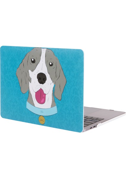 Macbook Air Kılıf 13 inç Dog01 (Eski USB'li Model 2010-2017) A1369 A1466 ile Uyumlu