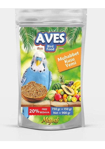 Muhabbet Kuşu Yemi 900 gr