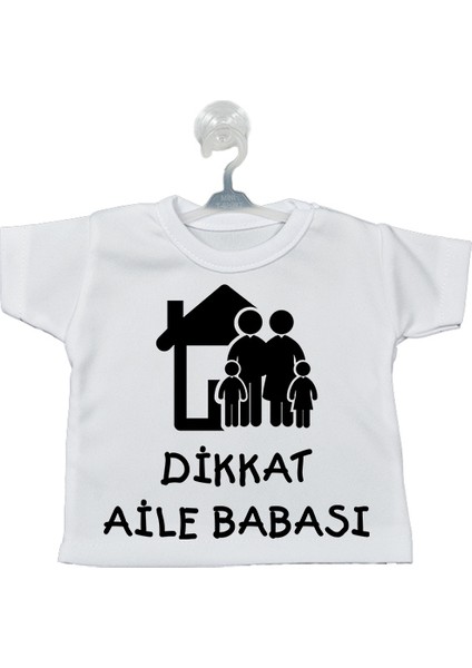 Babaya Hediye Dikkat Aile Babası Araba Uyarı Levhası