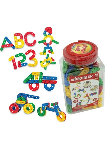 Clickclack 96 Parça Kavanoz