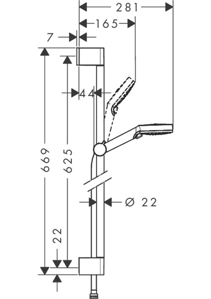 Crometta Vario Unica Set 650 Mm Wschr