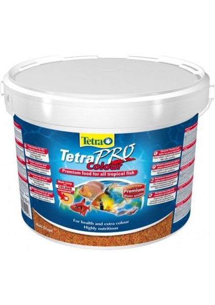 Pro Colour Crisps Balık Yemi 10 Lt