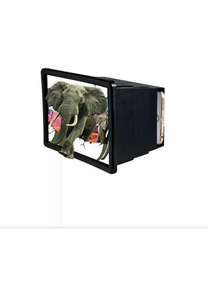 Telefon Ekran Büyüteci 3D Mercek TV Görünümlü