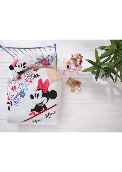 Lisanslı Nevresim Takımı Minnie Mickey Water Çift Kişilik