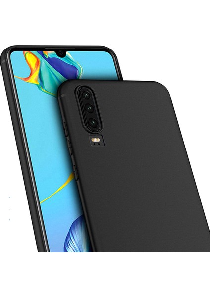 Huawei P30 Elektrocase Serisi Silikon Tpu Kılıf - Siyah