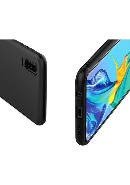 Huawei P30 Elektrocase Serisi Silikon Tpu Kılıf - Siyah