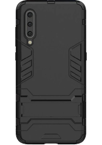 Xiaomi Mi 9 Se Alfa Serisi Armor Standlı Koruma Kılıf - Siyah