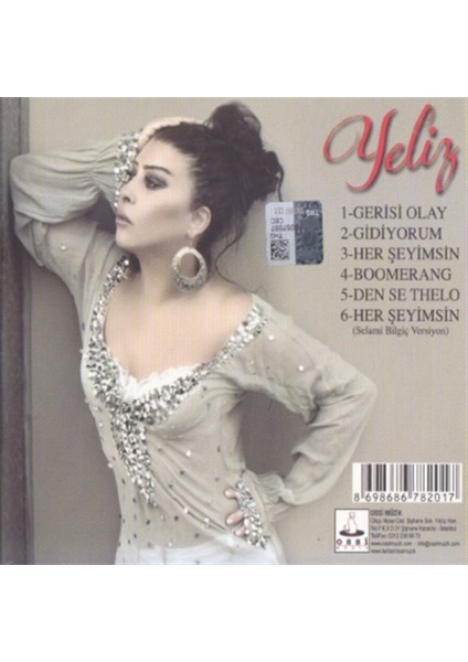 Yeliz ‎– Gidiyorum (CD)