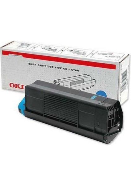 Oki 42804515 Mavi Toner TYPE C6L C3100