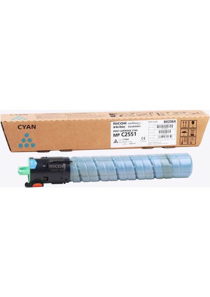 MP-C2030/C2050/C2530/C2550/C2551 Mavi Toner (842064)