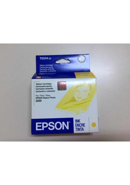 C13T034420 Sarı Kartuş T0344