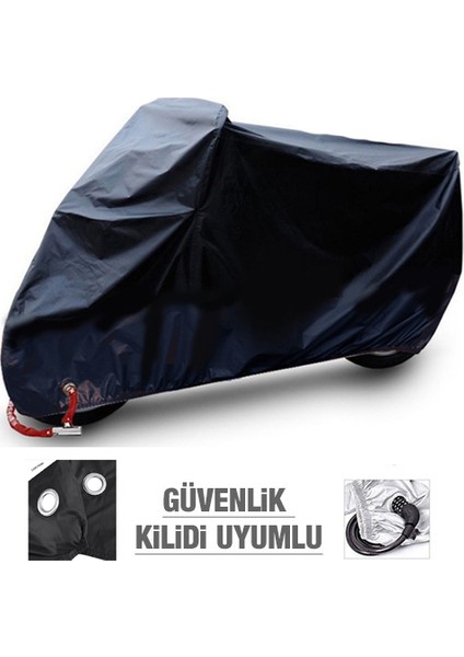 Premium Mondial X-Treme Enduro Arka Çanta Uyumlu Motosiklet Brandası Siyah fiyatları