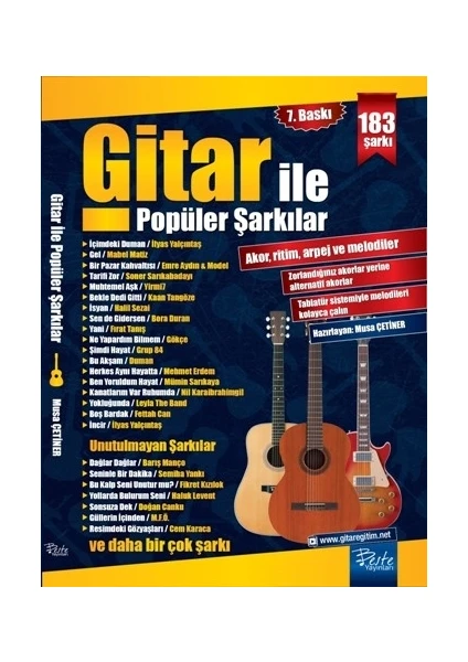 Gitar İle Popüler Şarkılar - Musa Çetiner