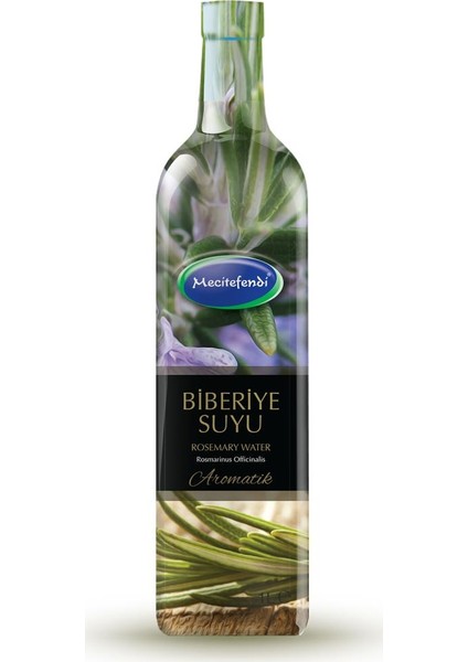 Saf Biberiye Suyu 1 lt Cam Şişe