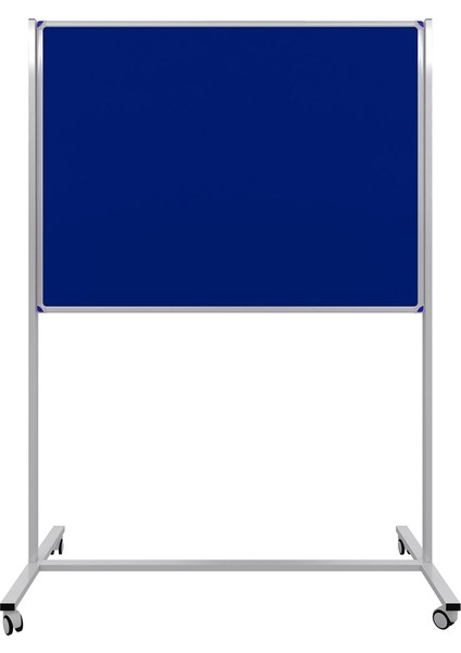 90X120 Kumaş Kaplı Tekerlekli Pano