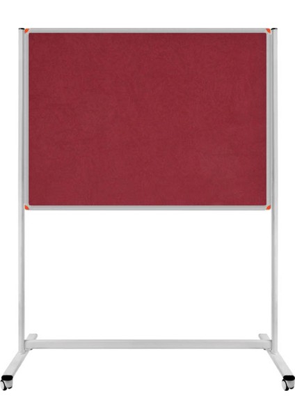 90X120 Kumaş Kaplı Tekerlekli Pano