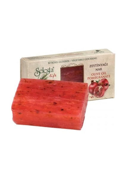 Life Zeytinyağı&nar Katı Bitkisel Sabun 100gr