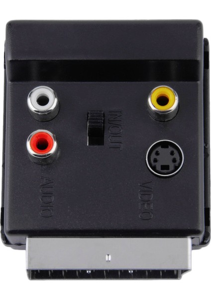 4816 Scart To Rca Tos Av Skart Çevirici Dönüştürücü S-Video Adaptör