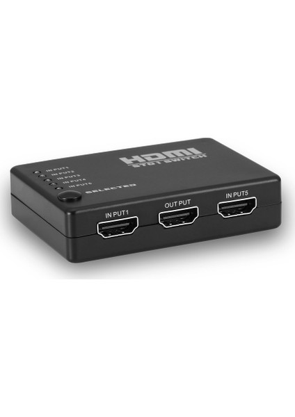 4416 HDMI Çoklayıcı Çoğaltıcı Switch 5 Port Kumandalı