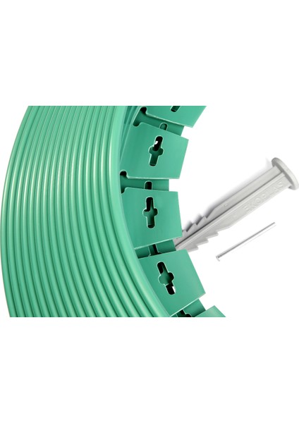 Plasti̇k Çi̇m Sınırlayıcı Esnek 25 m Yeşi̇l modelleri