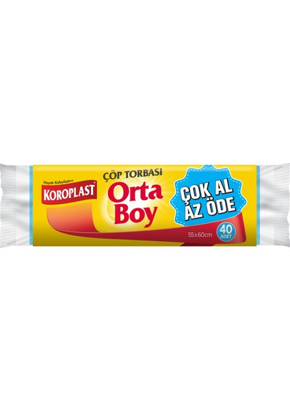 Orta Boy Çöp Torbası 40'lı