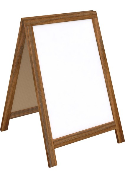 60X85 Lüks Ahşap Çatı Tipi Yazı Tahtası