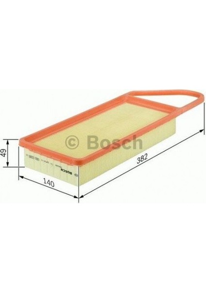 Hava Filtresi 1.4 Di̇zel C3 0986TF0097