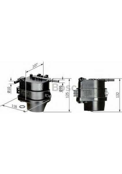 190199 Mazot Filtresi 206 1.4 Di̇zel 0450907007