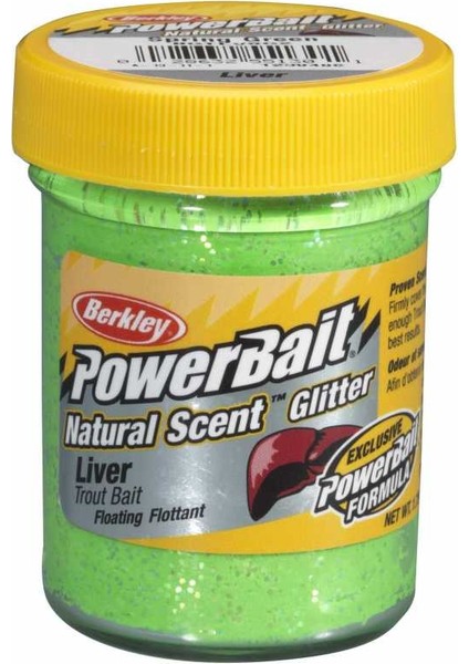 Powerbait Natural Scent Glitter Sahte yemi