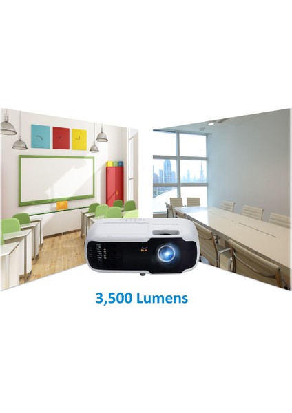 PA502SP 3500 ANSI lümen 800x600 SVGA 3D DLP Projeksiyon Cihazı indirimleri