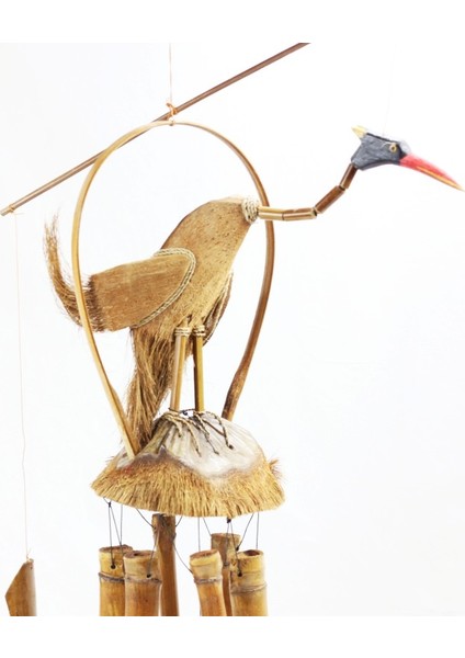 Rüzgar Çanı Hindistan Çevizi Üzerinde Hacıbaba Leylek indirimleri